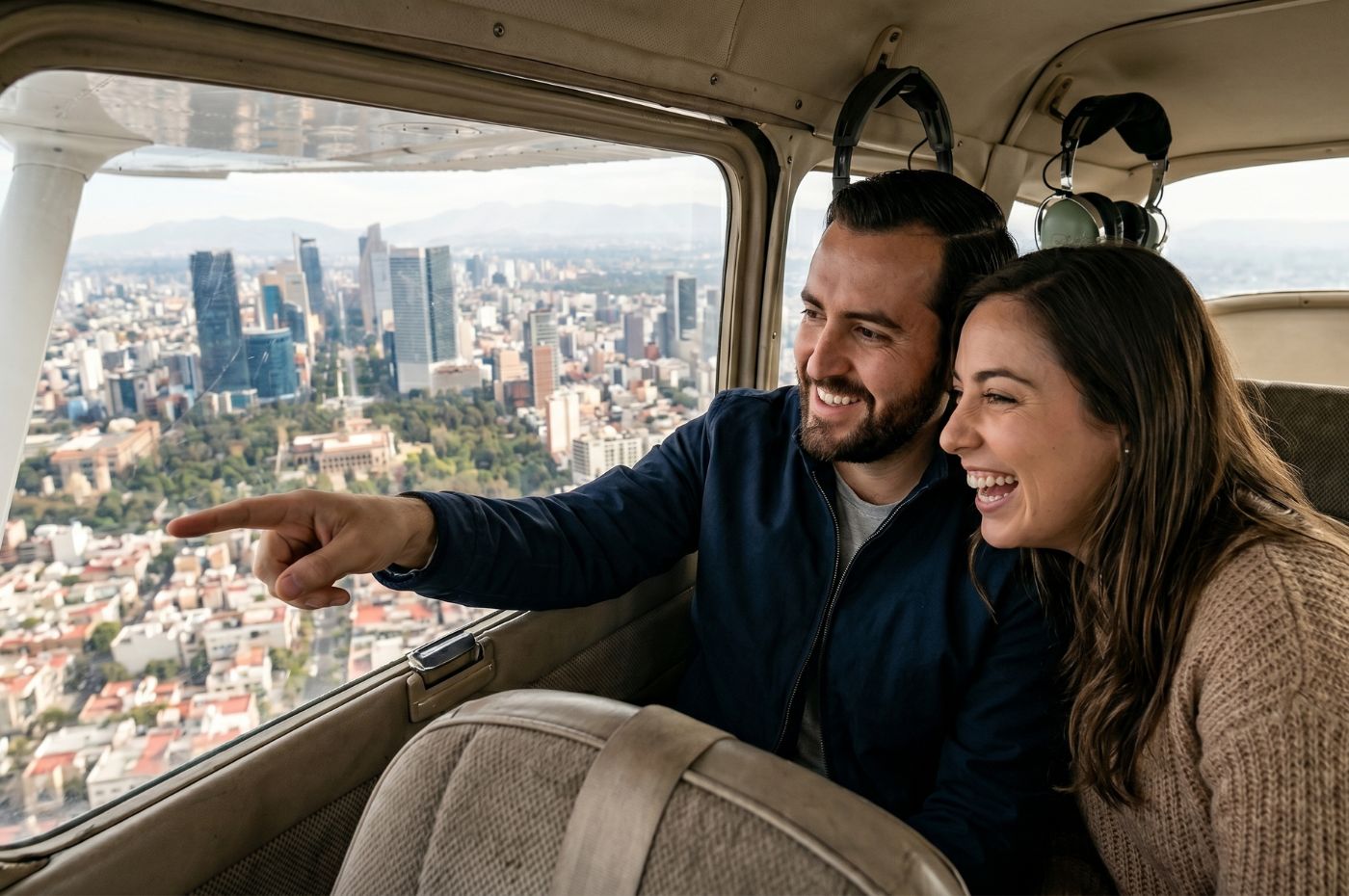 Vuelo privado y experiencia aérea