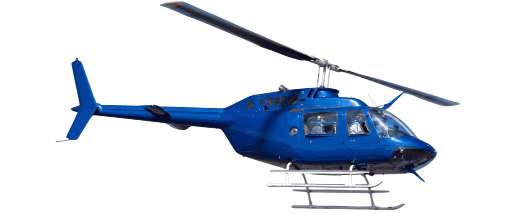 Centro de aviación vuelo en Bell 206